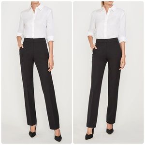 Faconnable NWT High Rise Tailored Straight Leg Cotton Trousers Chinos